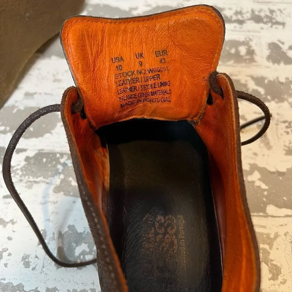 Wolverine leather shoes